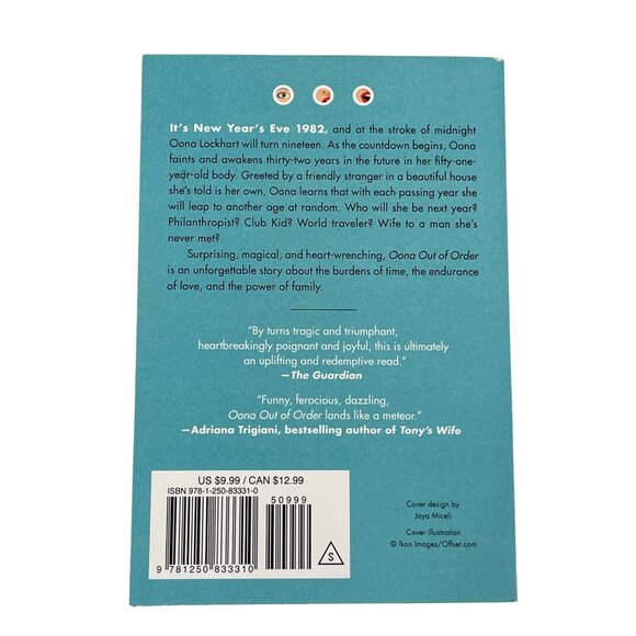 Oona Out of Order by Margarita Montimore New Sci Fi Time Travel Novel - Picture 2 of 4